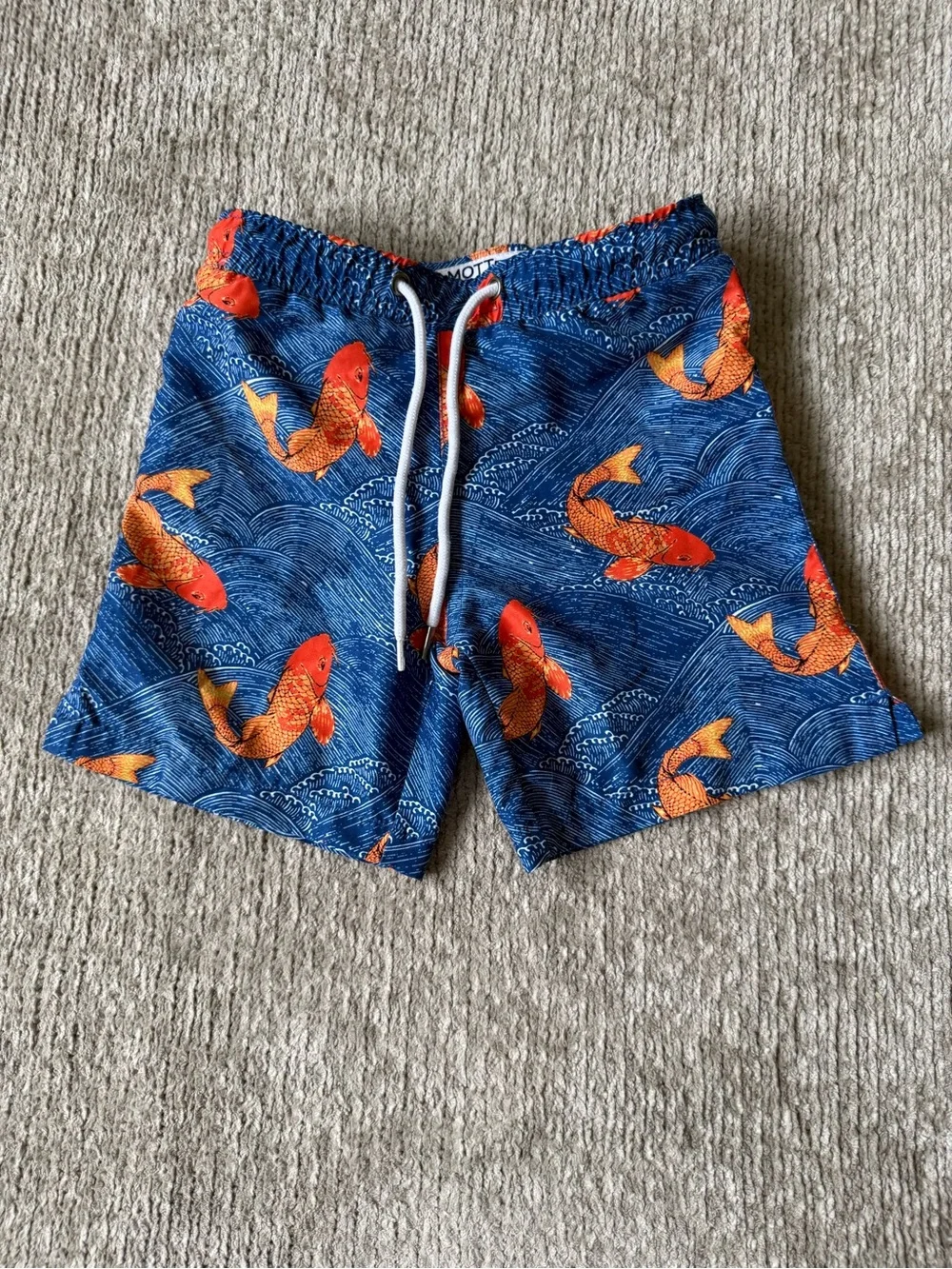 Mott50 Koi Fish Print Swim Trunks UPF 50+ Boys Size 3
